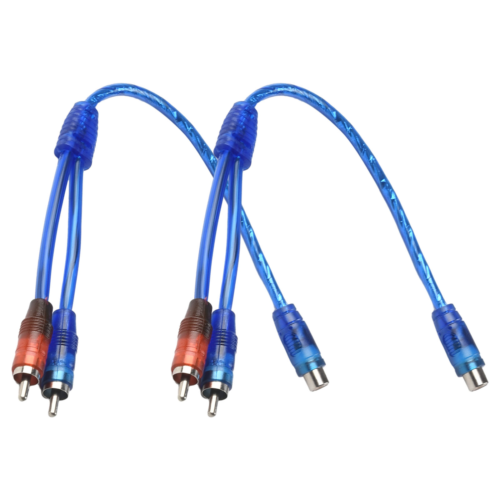Audio Splitter Y - 2 ชิ้นชุดสายสัญญาณเสียง RCA 