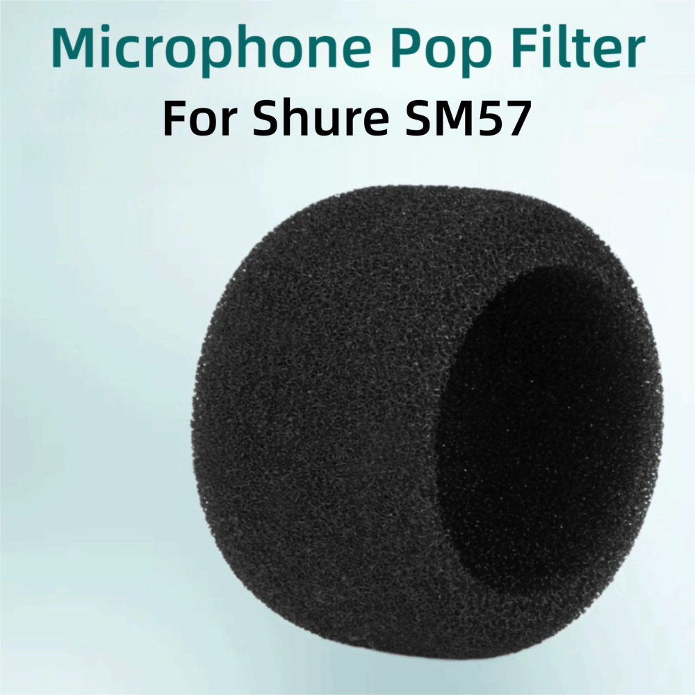 Shure Mic Mv7 - ฝาครอบกันลมไมโครโฟนแบบฟองน้ำกำมะหยี่ ป้องกันลม สำหรับไมโครโฟน Shure SM57 ใช้ในสตูดิโอบันทึกเสียง