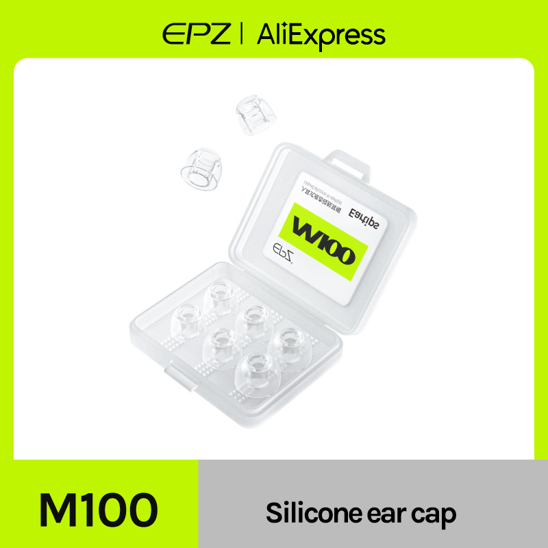 Silicone Ear Tip Replacement - EPZ M100 เคล็ดลับหู S/M/L ซิลิโคนเหลว Universal