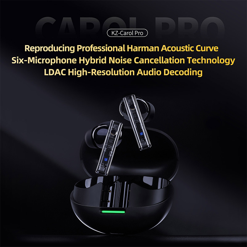 KZ Carol Pro TWS หูฟังบลูทูธ 5 - Noise Cancelling Headphone บทวิจารณ์และราคา