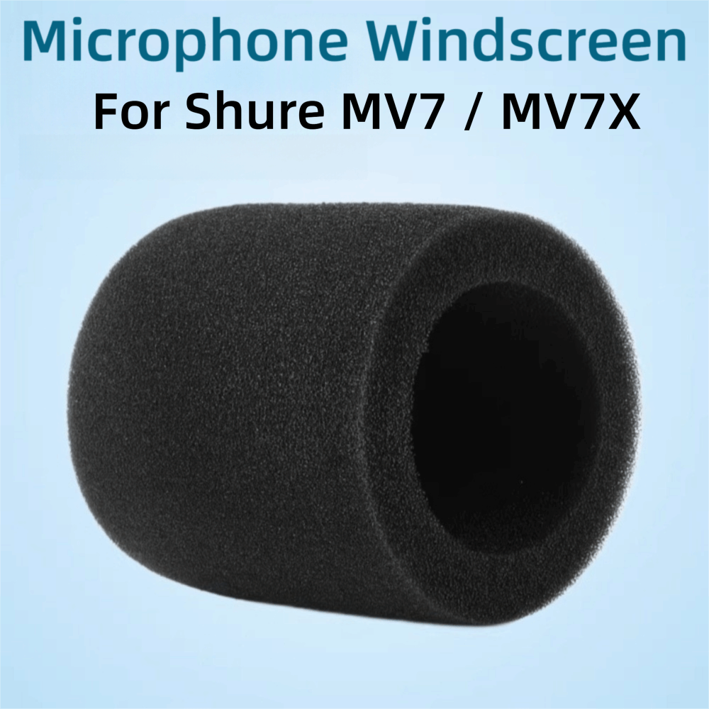 ฝาครอบไมโครโฟนกันลมแบบฟองน้ำกำ - Shure Mic Mv7 บทวิจารณ์และราคา
