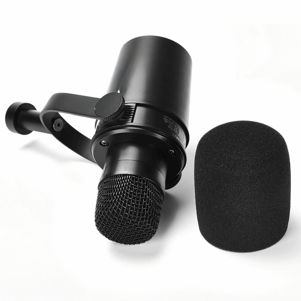 ฝาครอบไมโครโฟนกันลมแบบฟองน้ำกำ - Shure Mic Mv7 บทวิจารณ์และราคา