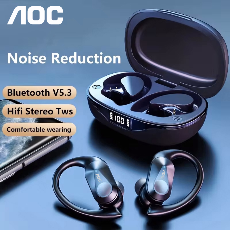 ช้อยส์ AOC ชุดหูฟังกีฬาไร้สายบ - Usb C Earphone บทวิจารณ์และราคา