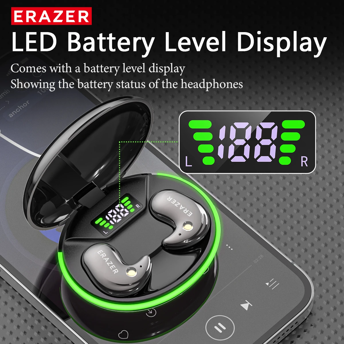 หูฟังบลูทูธแบบอินเอียร์ EARZER - Noise Cancelling Headphone บทวิจารณ์และราคา