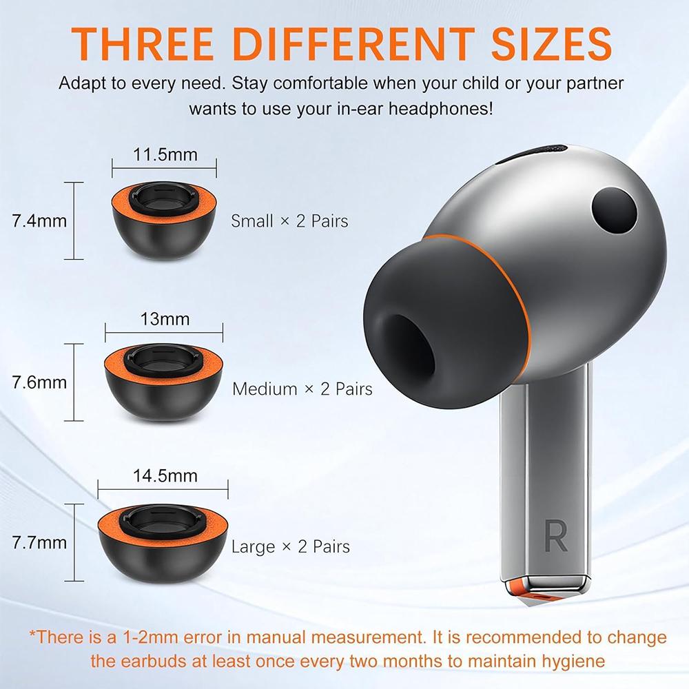 สำหรับ Samsung Galaxy Buds3 Pr - Silicone Ear Tip Replacement บทวิจารณ์และราคา
